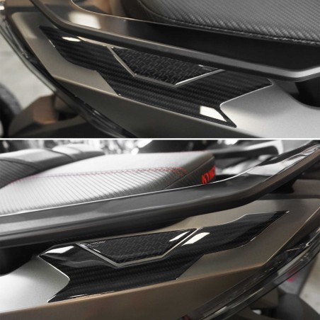 Stickers Protections under handles scooter compatible with Kymco Ak550 Premium