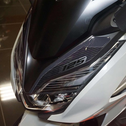 3D resin stickers for scooter front face compatible with Honda Forza 125 2022