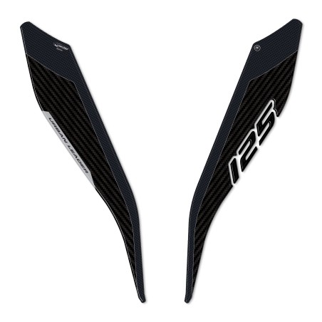 Adesivi resina 3D per muso frontale scooter compatibili con Honda Forza 125 2022