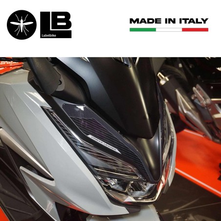 Adesivi resina 3D per muso frontale scooter compatibili con Honda Forza 350 2022
