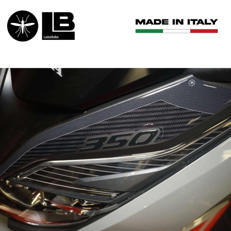 Adesivi resina 3D per muso frontale scooter compatibili con Honda Forza 350 2022