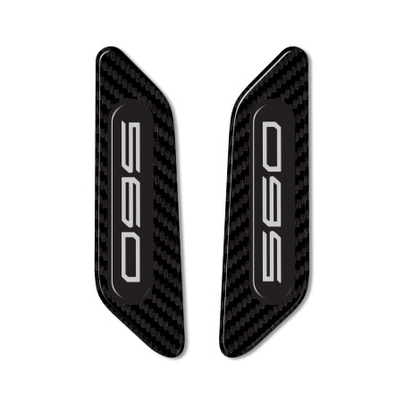 Pegatinas de resina 3D para tapas de retrovisores carenados compatibles con Yamaha Tmax 2022