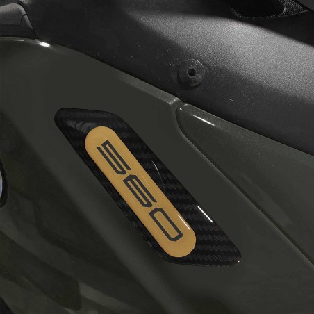 Adesivi resina 3D per tappi specchietti carene compatibili con Yamaha Tmax 2022