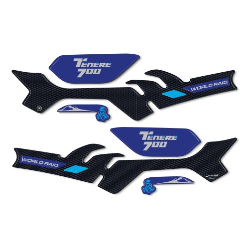 Pegatinas de gel de resina 3D Protectores de guardamanos 3D compatibles con Yamaha Tenere 700 2022 2
