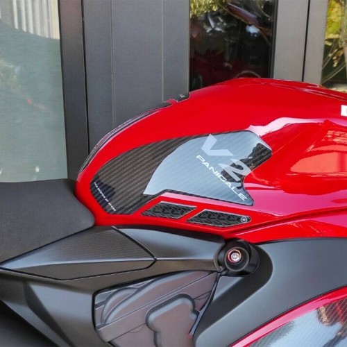 Adesivi resina Laterali serbatoio compatibili con Ducati Panigale V2 2020-2024