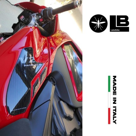 Adesivi resina Laterali serbatoio compatibili con Ducati Panigale V2 2020-2024