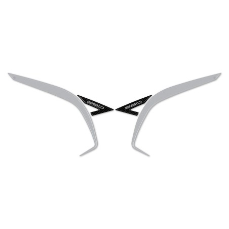 Adesivi resinati 3D paraspigoli codone scooter compatibili con Yamaha Tmax 2022-2024