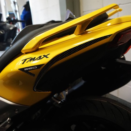 Adesivi resinati 3D paraspigoli codone scooter compatibili con Yamaha Tmax 2022-2024