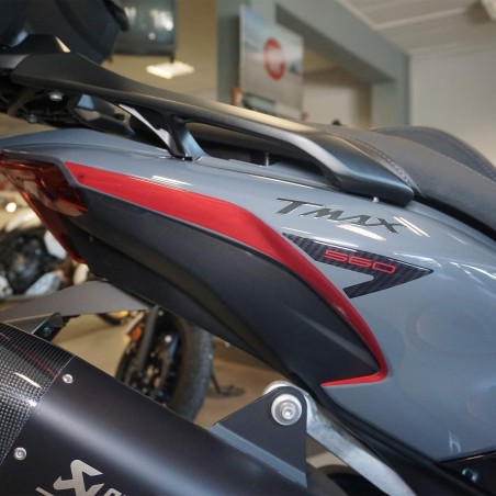 Adesivi resinati 3D paraspigoli codone scooter compatibili con Yamaha Tmax 2022-2024