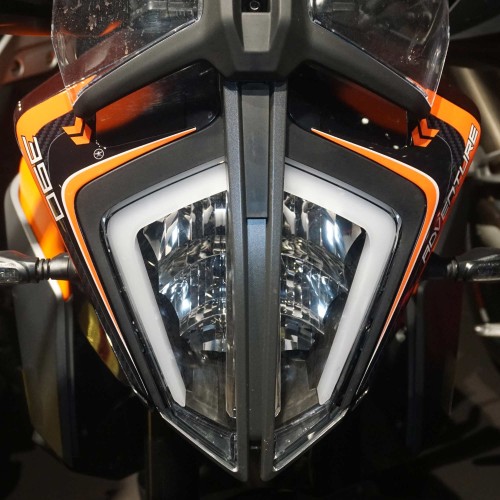 Adesivi resinati 3D Protezioni Frontali moto compatibili con KTM 390 Adventure