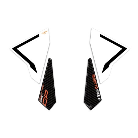 Adesivi resinati Gel 3D parafango moto compatibile con KTM 890 Duke GP 2022-2023