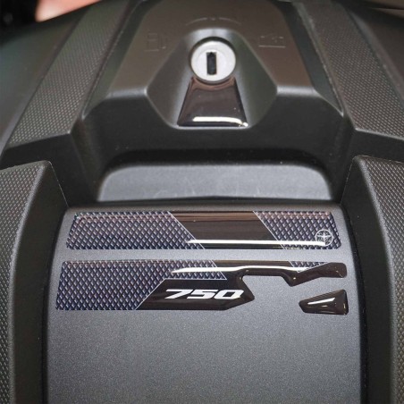 Adesivo 3D Chiave NC750 compatibile con Honda NC750X 2021 Sportello Portaoggetti