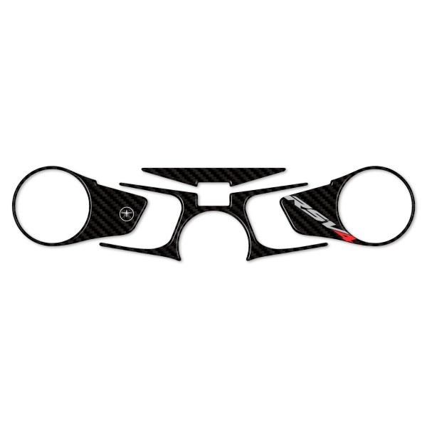 Adesivo 3D compatibile Per Moto Aprilia Rsv4 Protezione Piastra Forcella Sterzo