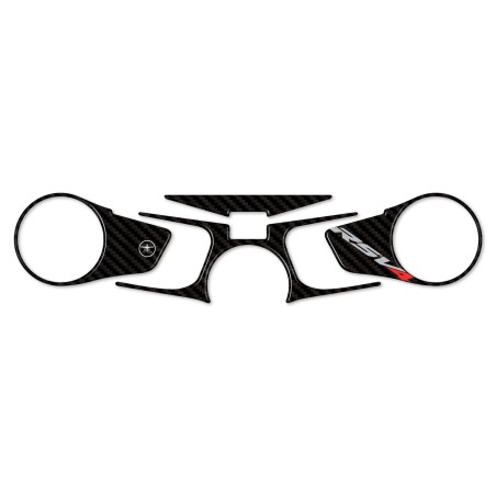 Adesivo 3D compatibile Per Moto Aprilia Rsv4 Protezione Piastra Forcella Sterzo