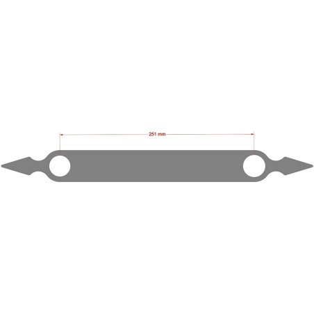 Adesivo 3D Ergal Protezione Marmitta Scarico Per Yamaha Tmax 500-530 Dal 2008-16