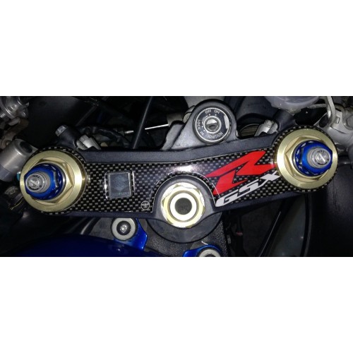 ADESIVO 3D GEL per PIASTRA STERZO compatibile MOTO SUZUKI 750 GSXR 2004-2005 K4 