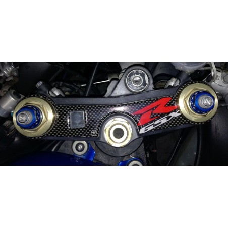 ADESIVO 3D GEL per PIASTRA STERZO compatibile MOTO SUZUKI 750 GSXR 2004-2005 K4 