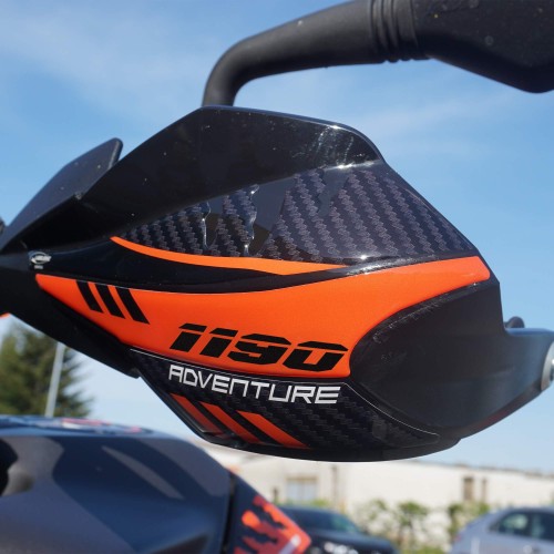 Adesivi 3D Protezione Paramani moto compatibile con KTM 1190 Adventure 2013-2016