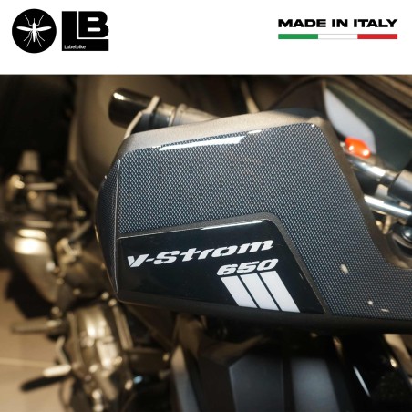 Adesivi 3D Protezioni Paramani moto compatibile con Suzuki V-Strom 650 2017-2022