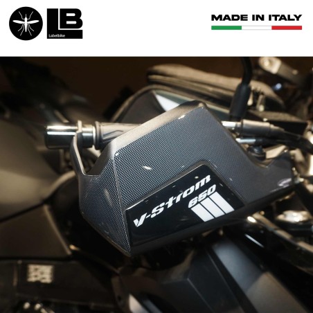 Adesivi 3D Protezioni Paramani moto compatibile con Suzuki V-Strom 650 2017-2022