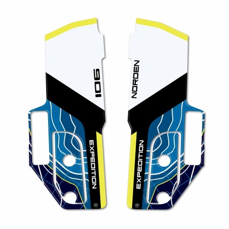 Adesivi 3D Protezioni Parasteli moto compatibili con Husqvarna Norden 901 2023
