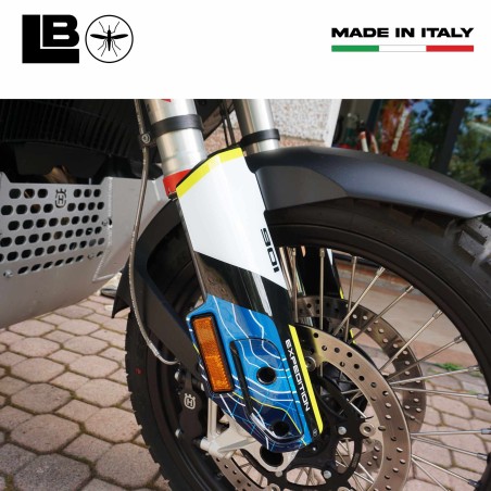 Adesivi 3D Protezioni Parasteli moto compatibili con Husqvarna Norden 901 2023
