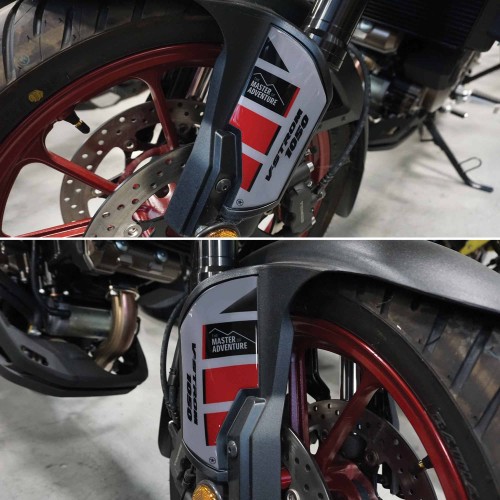 Adhesivos protectores de guardabarros para moto compatibles con Suzuki V-Strom 1050