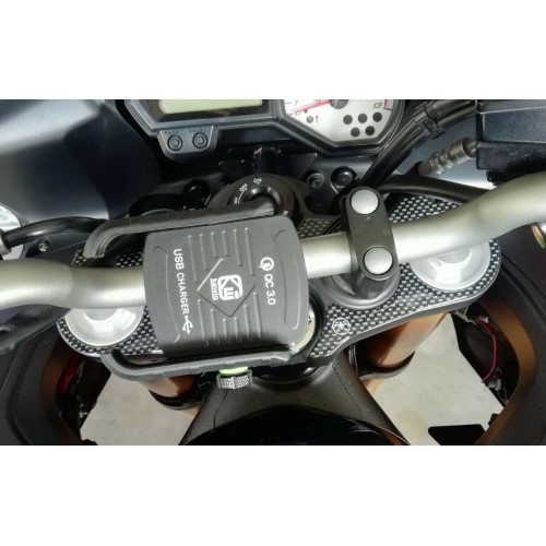 ADESIVO 3D GEL PIASTRA STERZO compatibile per MOTO YAMAHA FZ8 2010-2016 NAKED