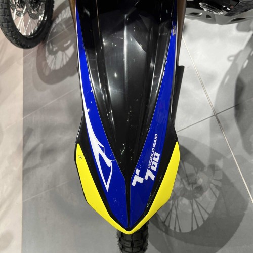 Adesivo 3D Parafango alto compatibile con Yamaha Tenere 700 World Raid - Blu