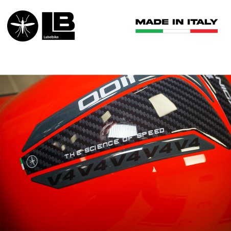 Adesivo 3D Paraserbatoio compatibile con Ducati Panigale V4 2018-2024