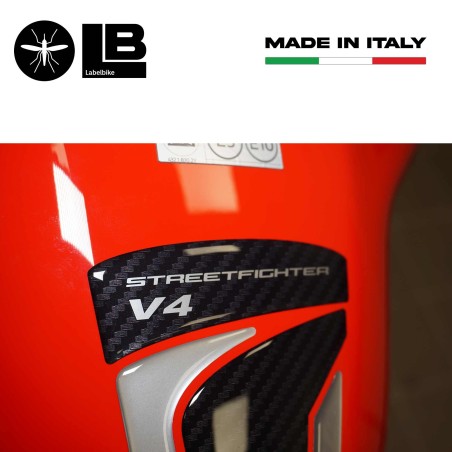 Adesivo 3D Paraserbatoio compatibile con Ducati Streetfighter V4 2020-21