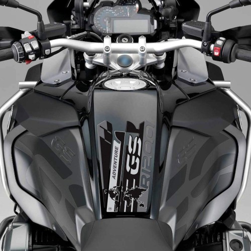 Adhesivo protector de depósito 3D compatible con motos BMW R 1200 GS Adventure 2013-2018