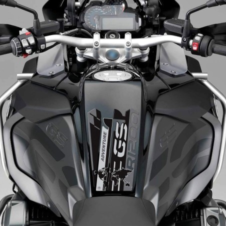 Adesivo 3D Paraserbatoio compatibile con moto BMW R 1200 GS Adventure 2013-2018