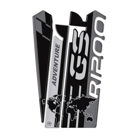 Adesivo 3D Paraserbatoio compatibile con moto BMW R 1200 GS Adventure 2013-2018