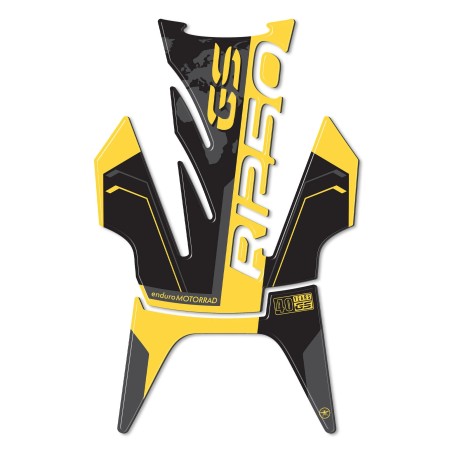 Adesivo 3D Paraserbatoio compatibile con moto BMW R 1250 GS 40th Ann. 2021-2023