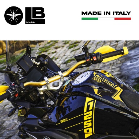 Adesivo 3D Paraserbatoio compatibile con moto BMW R 1250 GS 40th Ann. 2021-2023