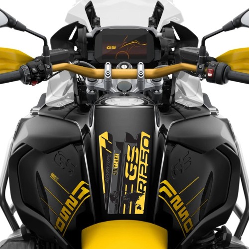 Adhesivo protector de depósito 3D compatible con motocicleta BMW R 1250 GS Adv 40 Aniversario