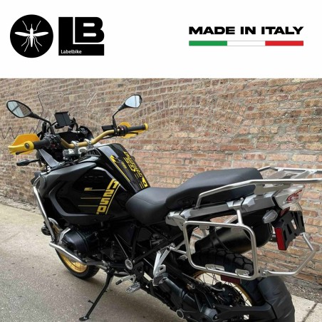 Adhesivo protector de depósito 3D compatible con motocicleta BMW R 1250 GS Adv 40 Aniversario