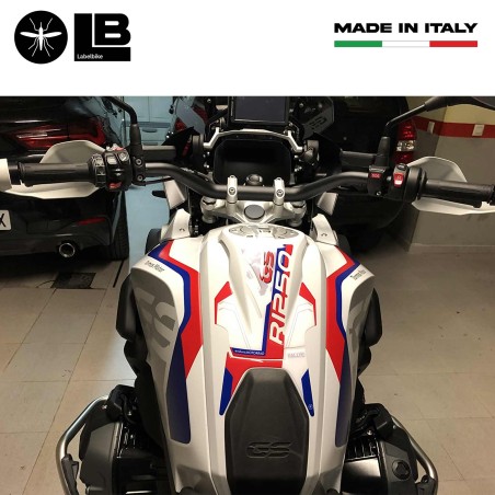Sticker 3D Tank Guard compatible avec la moto BMW R 1250 GS Rallye 2021-2023