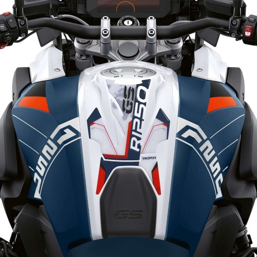 Adesivo 3D Paraserbatoio compatibile con moto BMW R 1250 GS Trophy 2022-2023