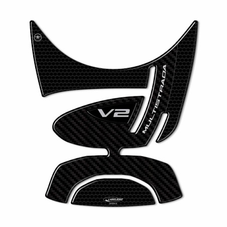 Adesivo 3D Paraserbatoio compatibile con moto Ducati Multistrada V2 950 2022