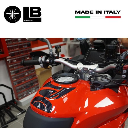 Adesivo 3D Paraserbatoio compatibile con moto Ducati Multistrada V2s 950 2022