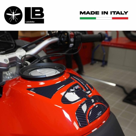 Adesivo 3D Paraserbatoio compatibile con moto Ducati Multistrada V2s 950 2022