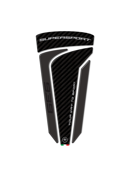3D Tank Guard Sticker compatible with Ducati Supersport 939 2017-2020 bikes 2