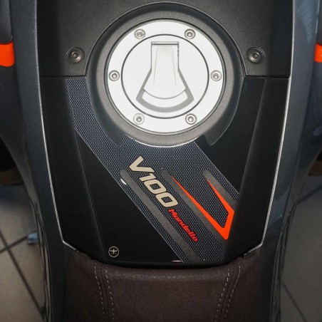3D Tankschutzaufkleber kompatibel mit Moto Guzzi V100 Mandello 2022 - 2025