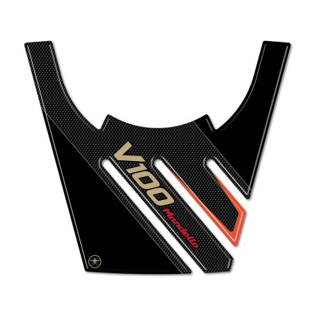 Adesivo 3D Paraserbatoio compatibile con Moto Guzzi V100 Mandello 2022 - 2023