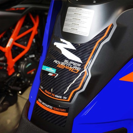 Adesivo 3D Paraserbatoio compatibile con moto KTM 1290 Super Adventure R 2021-22