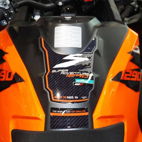 Adesivo 3D Paraserbatoio compatibile con moto KTM 1290 Super Adventure S 2021-22