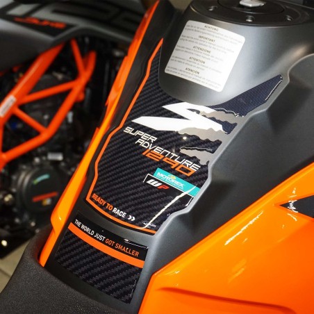 3D Tankschutz Aufkleber kompatibel mit KTM 1290 Super Adventure S Motorrad 2021-24