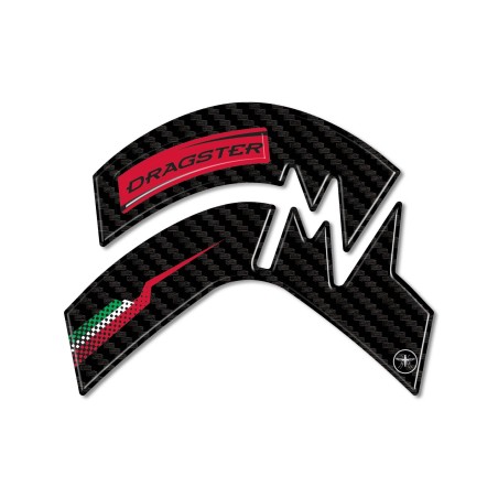 Adesivo 3D Paraserbatoio compatibile con moto Mv Agusta Dragster 800 2019-2023